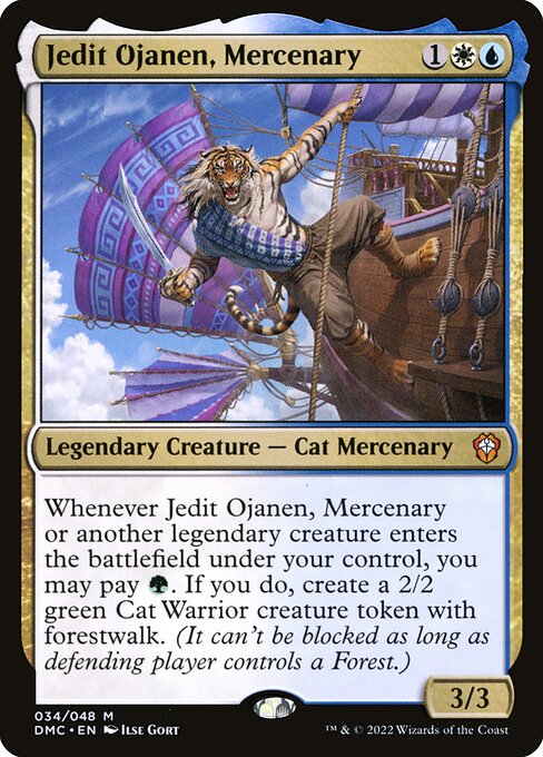 Jedit Ojanen, Mercenary - Dominaria United Commander Magic card
