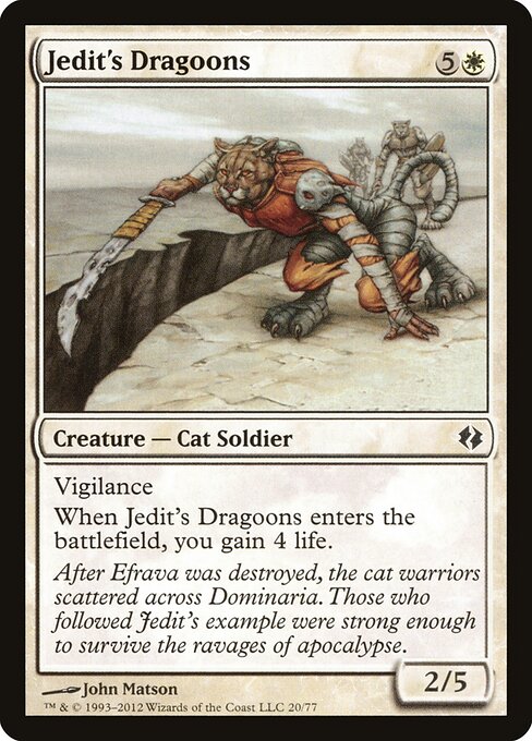 Jedit's Dragoons - Duel Decks: Venser vs. Koth Magic card