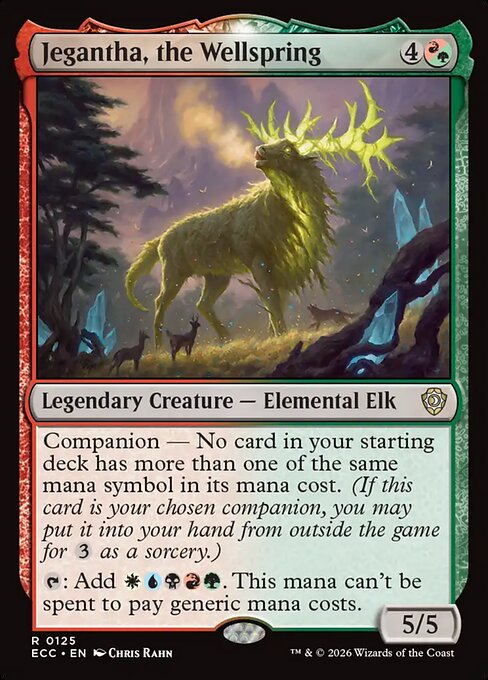 Jegantha, the Wellspring - Lorwyn Eclipsed Commander Magic card