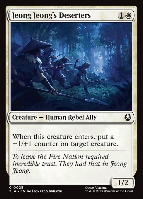 Jeong Jeong's Deserters - Avatar: The Last Airbender Magic card