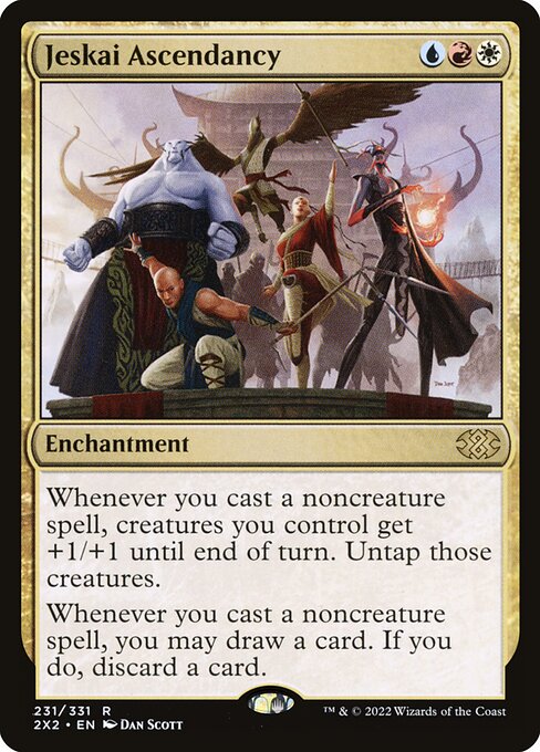 Jeskai Ascendancy - Double Masters 2022 Magic card