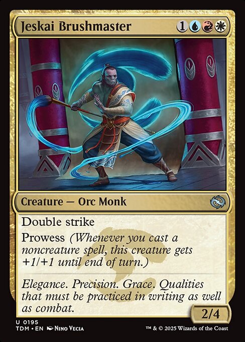 Jeskai Brushmaster - Tarkir: Dragonstorm Magic card
