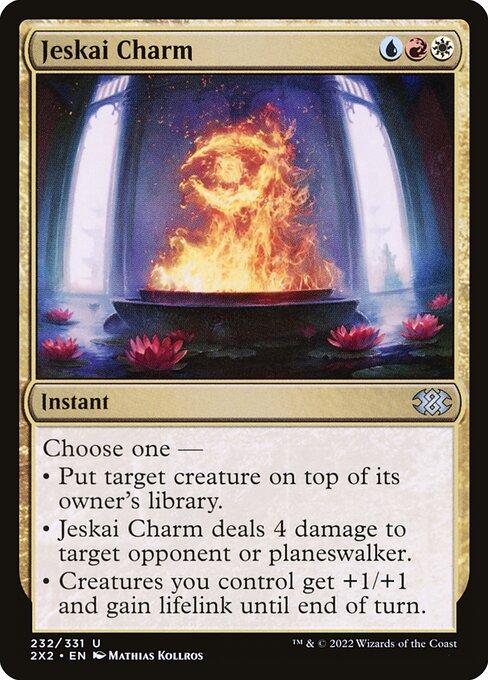 Jeskai Charm - Double Masters 2022 Magic card