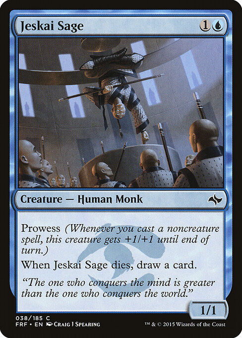 Jeskai Sage - Fate Reforged Magic card