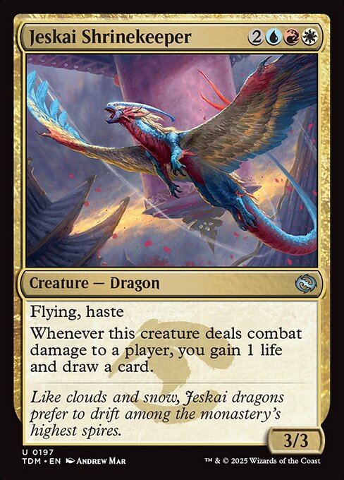 Jeskai Shrinekeeper - Tarkir: Dragonstorm Magic card