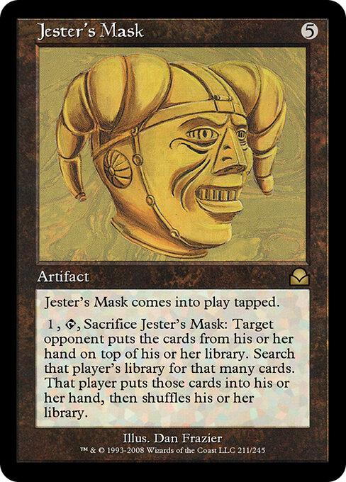 Jester's Mask - Masters Edition II Magic card