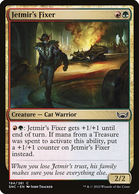 Jetmir's Fixer - Streets of New Capenna Magic card