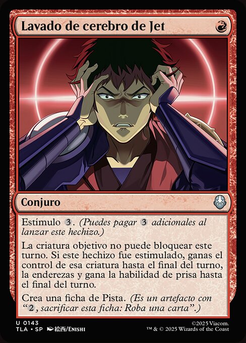 Jets Gehirnwäsche (Jet's Brainwashing) - Avatar: The Last Airbender (#143) - Illustrated by Enishi - Magic: The Gathering Card