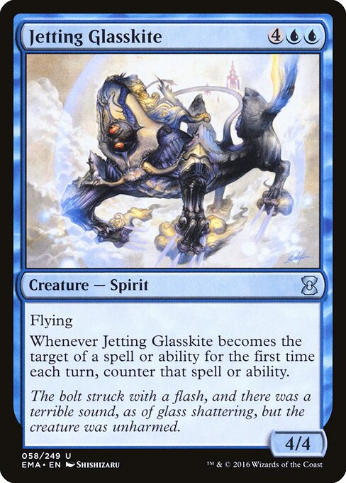 Jetting Glasskite - Eternal Masters Magic card