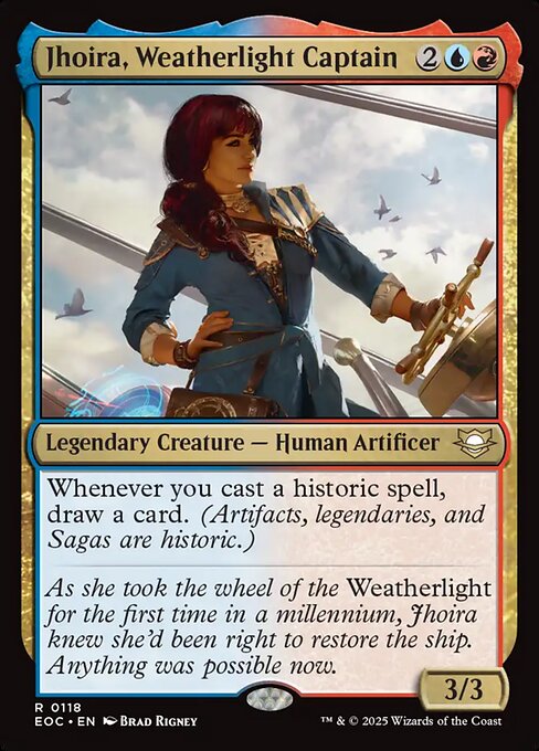 Jhoira, Weatherlight Captain - Edge of Eternities Commander Magic card