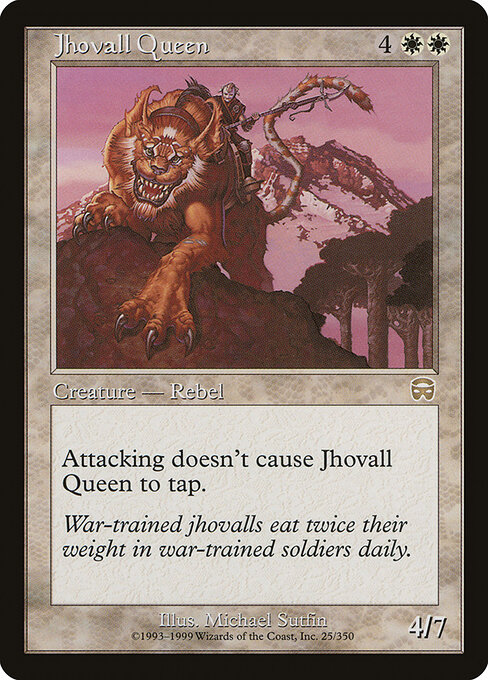 Jhovall Queen - Mercadian Masques Magic card