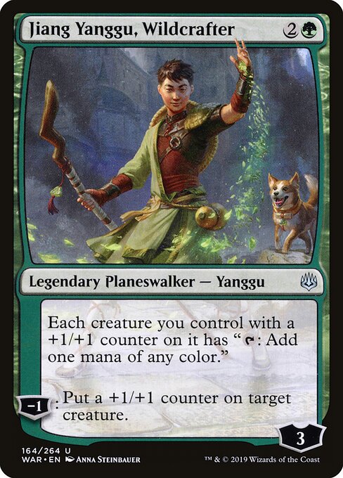 Jiang Yanggu, Wildcrafter - War of the Spark Magic card