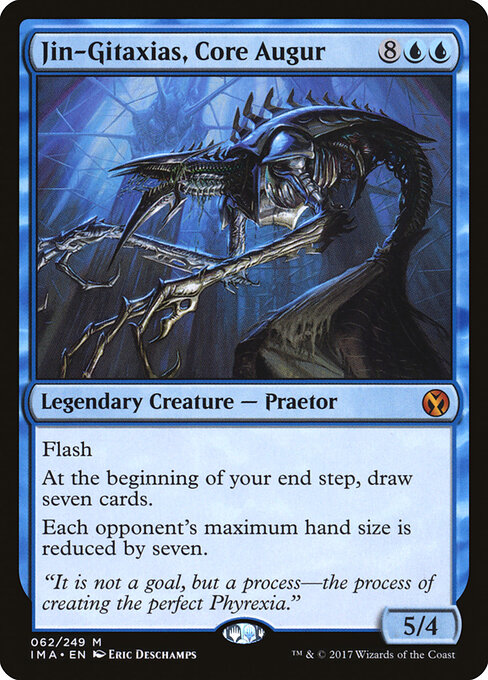 Jin-Gitaxias, Core Augur - Iconic Masters (#62) - Illustrated by Eric Deschamps - Magic: The Gathering Card