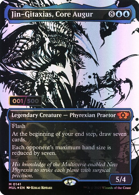 Jin-Gitaxias, Core Augur - Multiverse Legends (#141z) - Illustrated by Kekai Kotaki - Magic: The Gathering Card