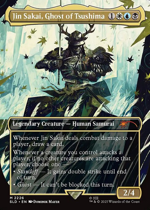 Jin Sakai, Ghost of Tsushima - Secret Lair Drop Magic card
