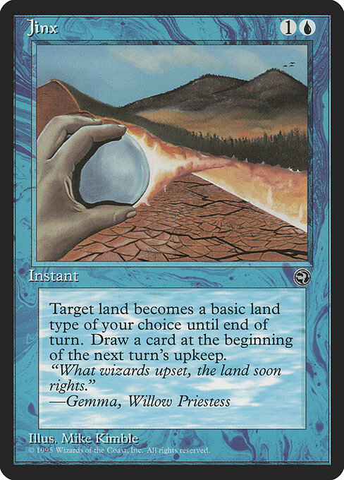Jinx - Homelands Magic card