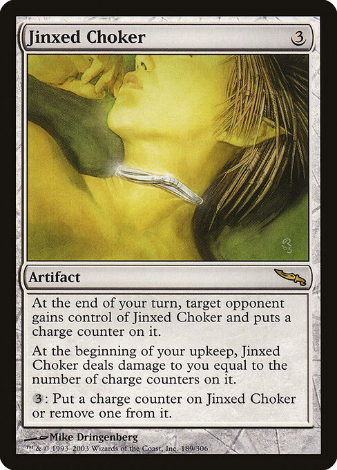 Jinxed Choker - Mirrodin Magic card