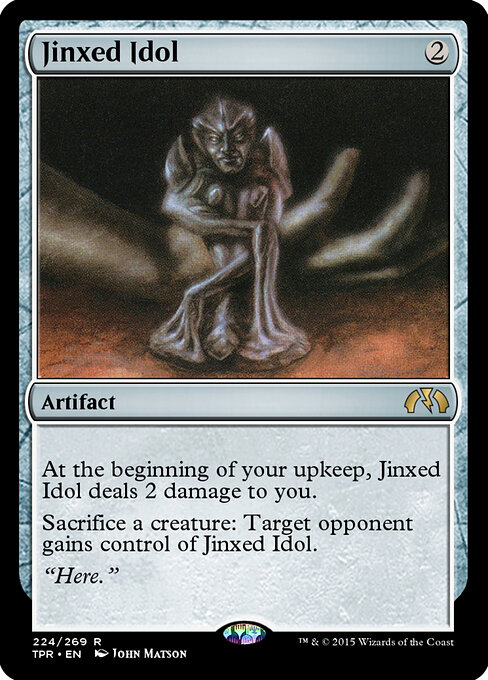 Jinxed Idol - Tempest Remastered Magic card