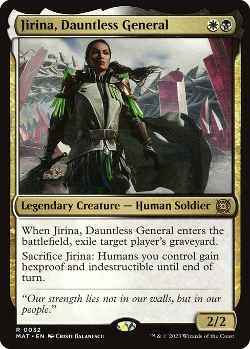 Jirina, Dauntless General - March of the Machine: The Aftermath Magic card