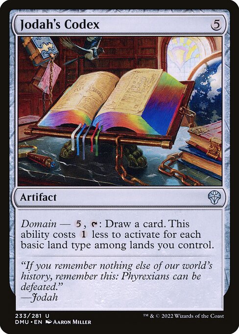 Jodah's Codex - Dominaria United Magic card