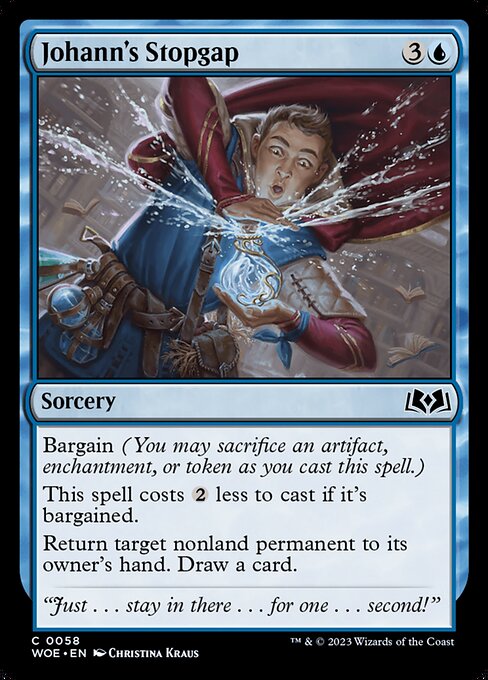 Johann's Stopgap - Wilds of Eldraine Magic card