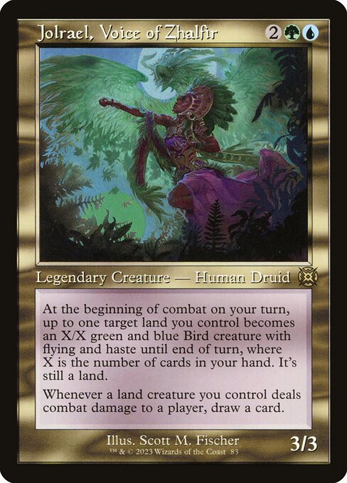 Jolrael, Voice of Zhalfir - March of the Machine: The Aftermath (#83) - Illustrated by Scott M. Fischer - Magic: The Gathering Card