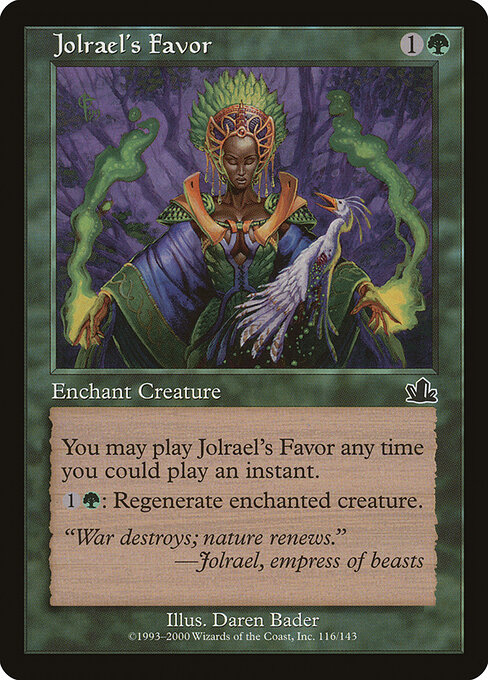 Jolrael's Favor - Prophecy Magic card