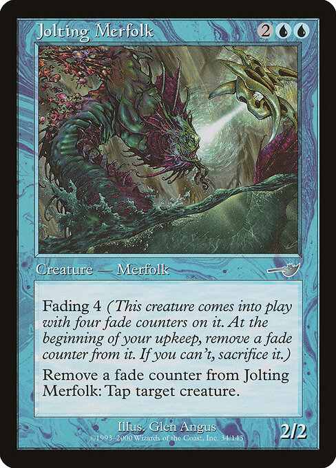 Jolting Merfolk - Nemesis Magic card