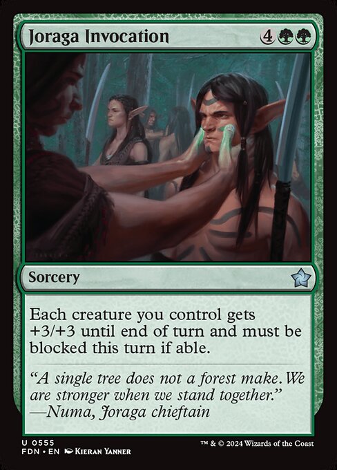 Joraga Invocation - Foundations Magic card