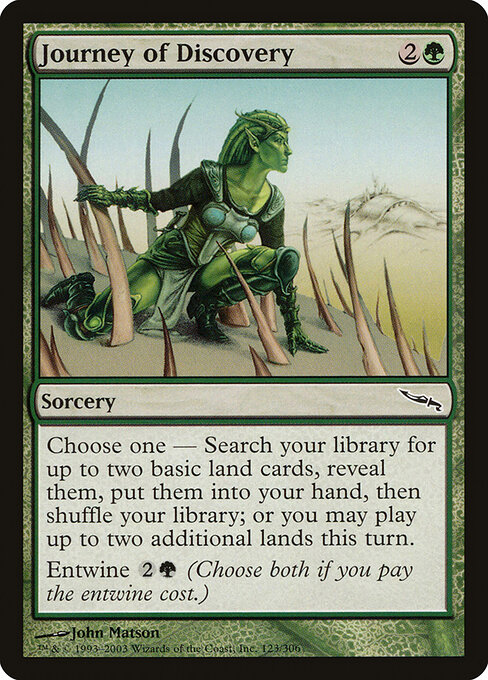 Journey of Discovery - Mirrodin Magic card
