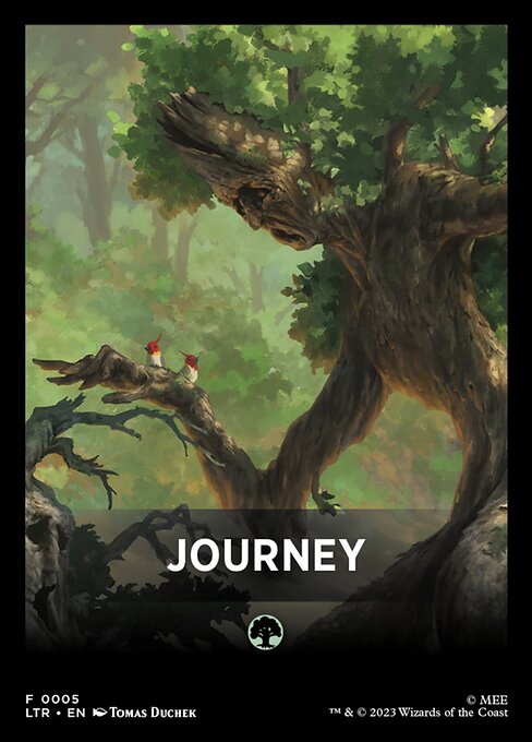 Journey - Tales of Middle-earth Front Cards (#5) - Illustrated by Tomas Duchek - Magic: The Gathering Card