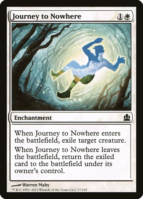 Journey to Nowhere - Commander 2011 Magic card