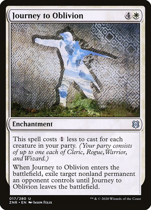 Journey to Oblivion - Zendikar Rising Magic card