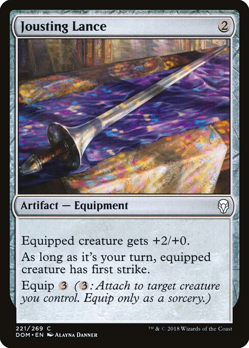 Jousting Lance - Dominaria Magic card