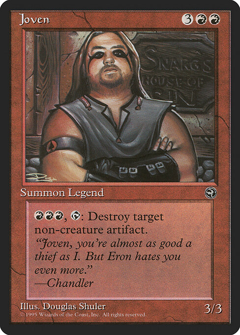 Joven - Homelands Magic card