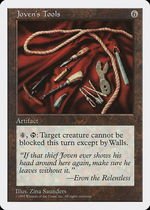 Joven's Tools - Fifth Edition Magic card
