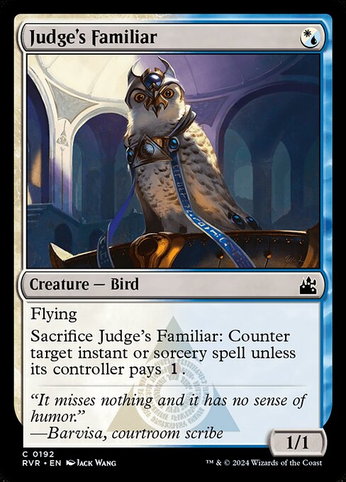 Judge's Familiar - Ravnica Remastered Magic card