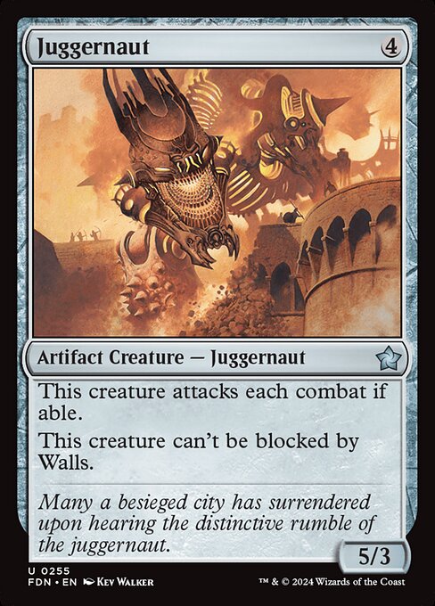 Juggernaut - Foundations Magic card