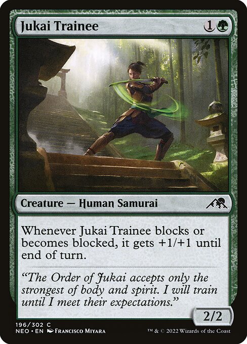 Jukai Trainee - Kamigawa: Neon Dynasty Magic card