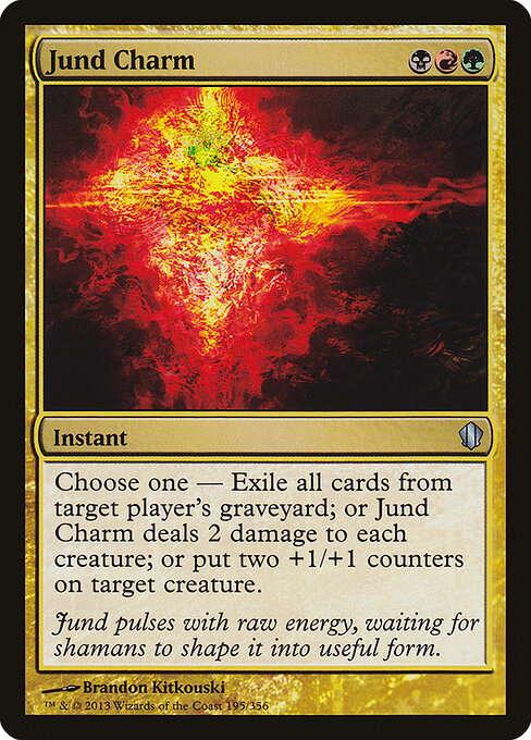 Jund Charm - Commander 2013 (#195) - Illustrated by Brandon Kitkouski - Magic: The Gathering Card