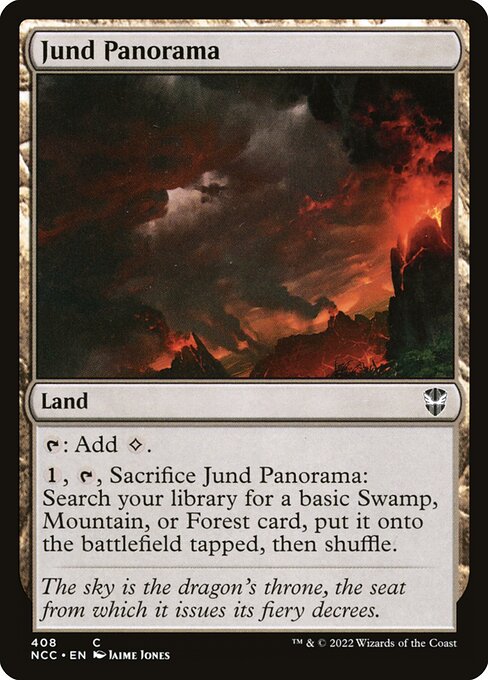 Jund Panorama - New Capenna Commander Magic card