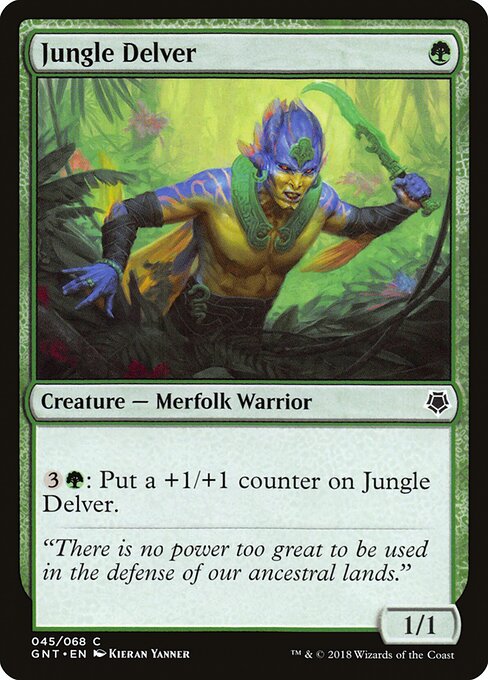 Jungle Delver - Game Night Magic card