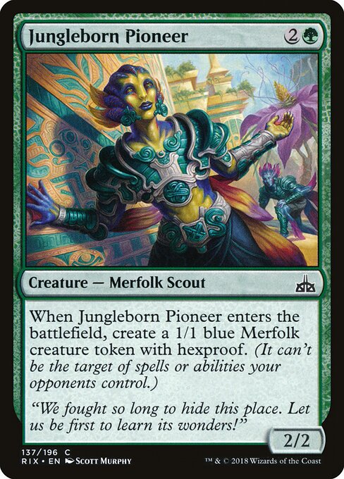 Jungleborn Pioneer - Rivals of Ixalan Magic card