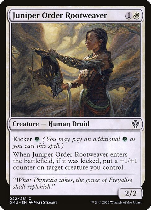 Juniper Order Rootweaver - Dominaria United Magic card