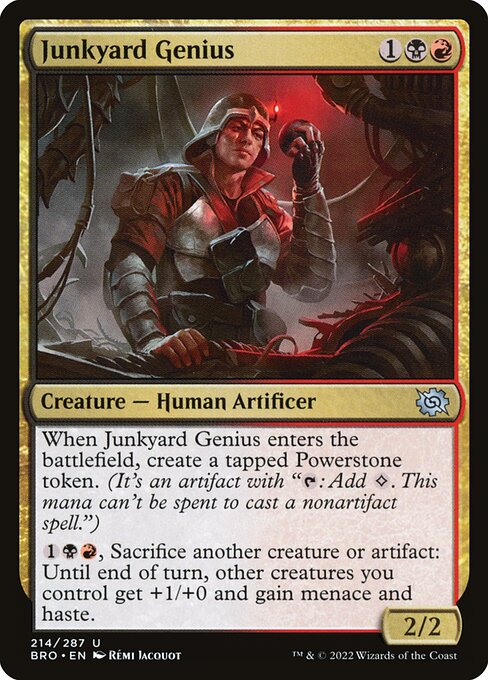 Junkyard Genius - The Brothers' War Magic card