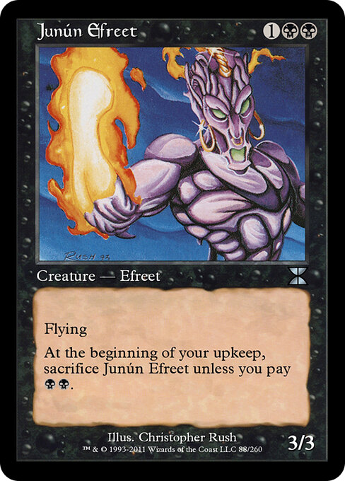 Junún Efreet - Masters Edition IV Magic card