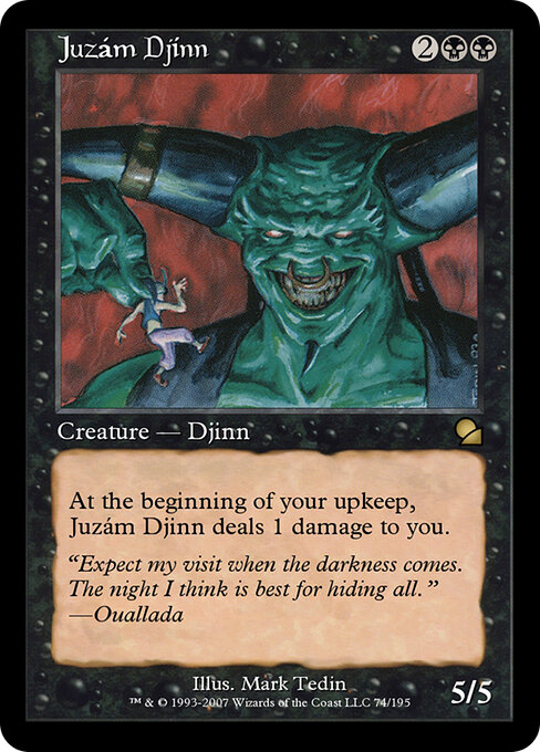 Juzám Djinn - Masters Edition Magic card