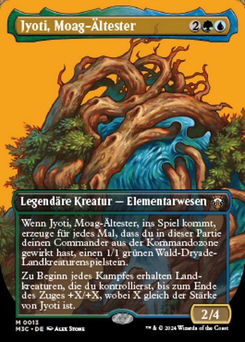 Jyoti, Moag-Ältester (Jyoti, Moag Ancient) - Modern Horizons 3 Commander (#13) - Illustrated by Alex Stone - Magic: The Gathering Card