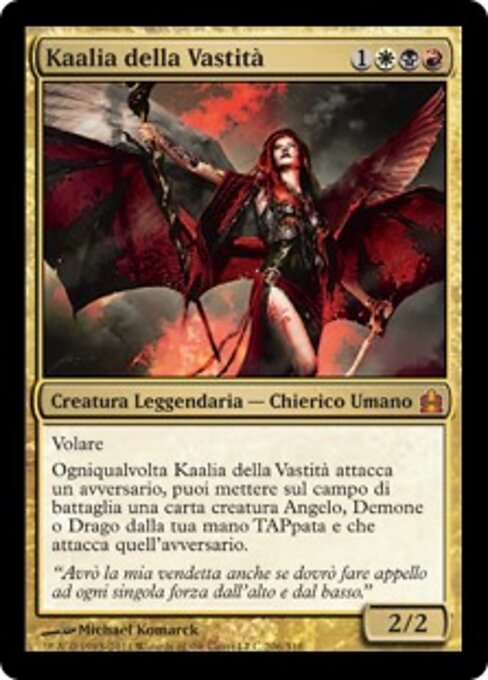 Kaalia von der Weite (Kaalia of the Vast) - Commander 2011 (#206) - Illustrated by Michael Komarck - Magic: The Gathering Card
