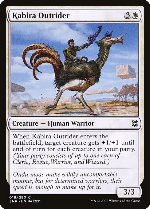 Kabira Outrider - Zendikar Rising Magic card